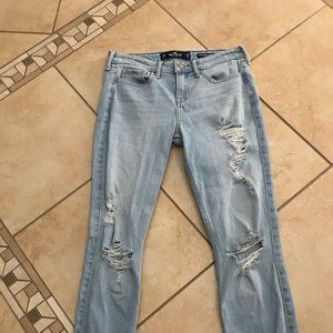 Hollister low rise skinny jeans